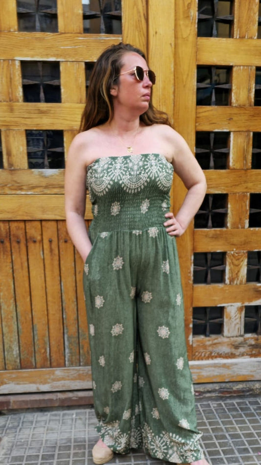 Mono largo estampado