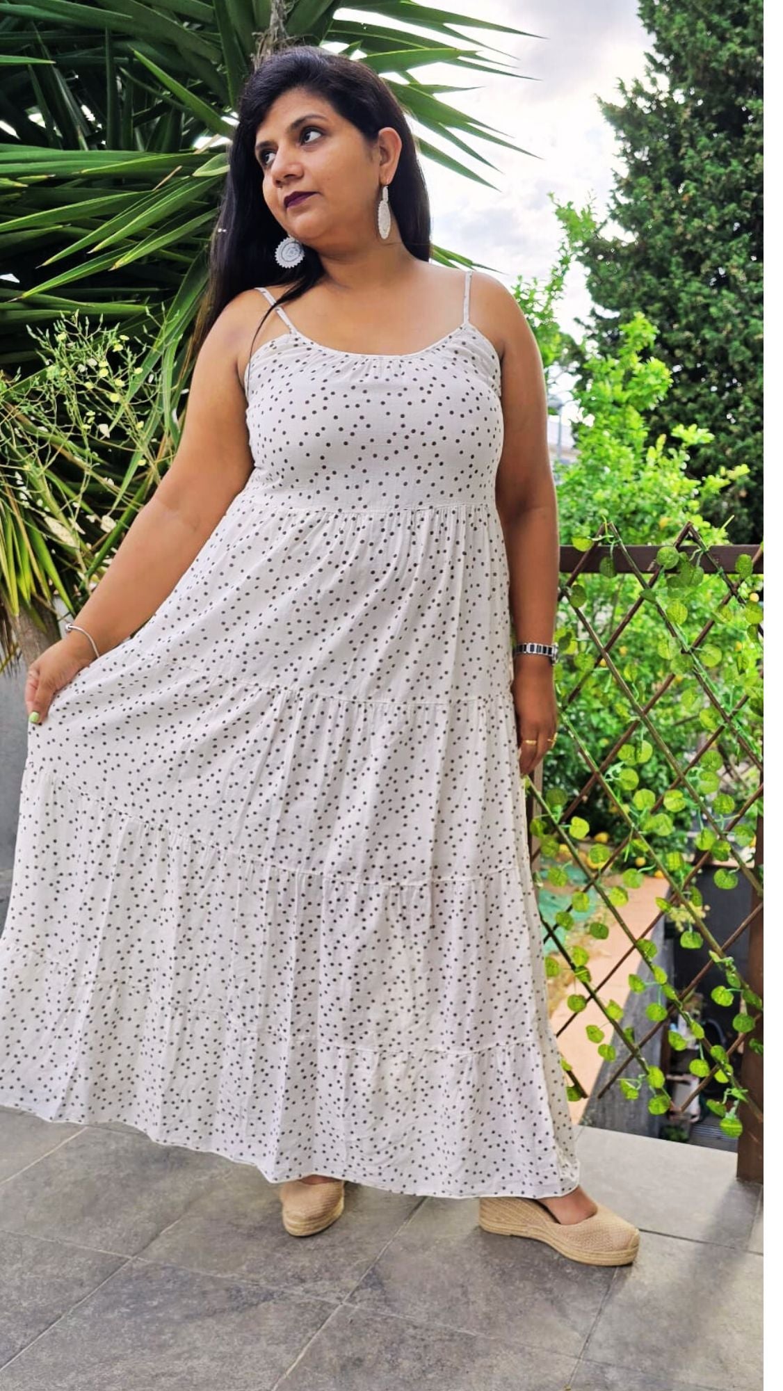 Vestido Algodón Lunares
