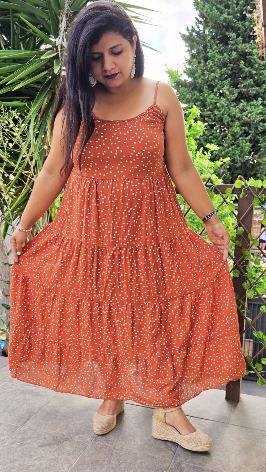 Vestido Algodón Lunares