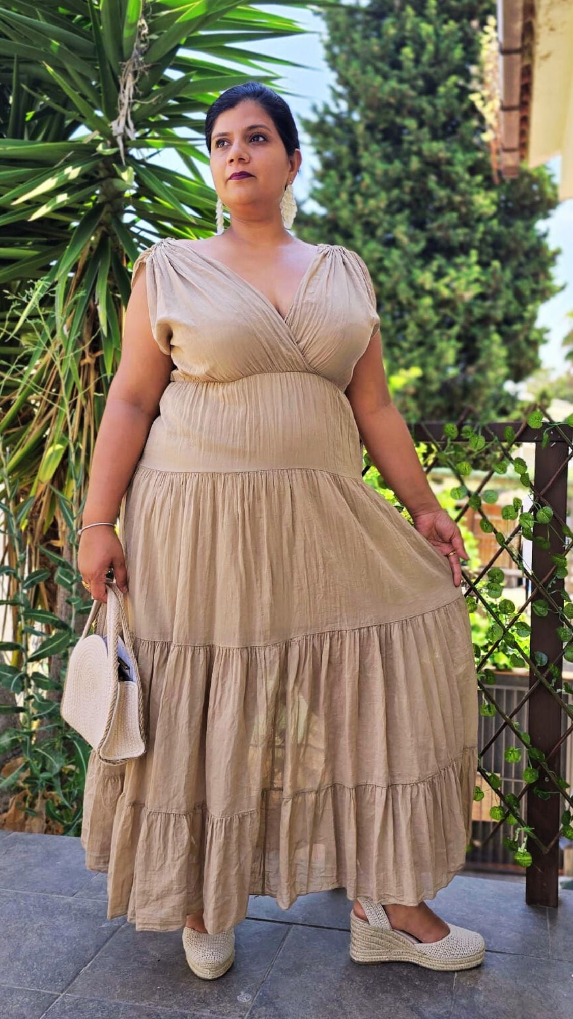 Vestido Largo de escote