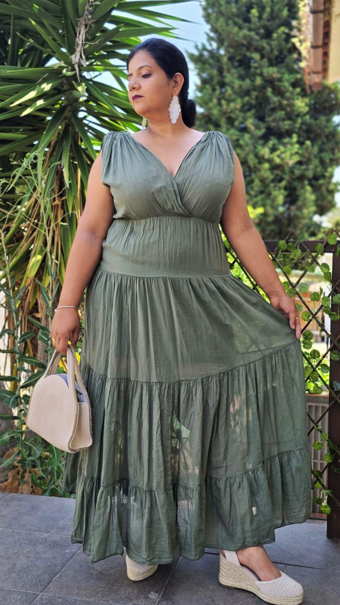 Vestido Largo de escote