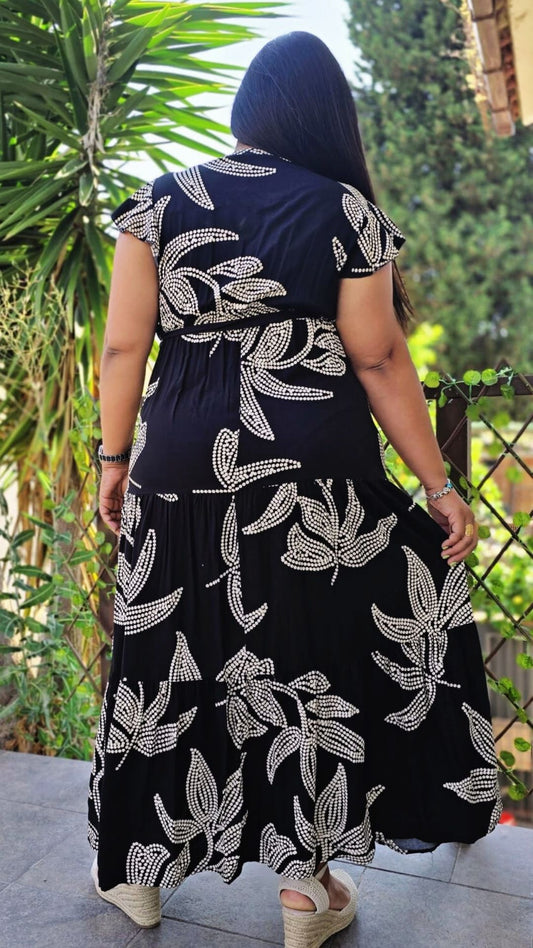 Vestido Negro viscosa