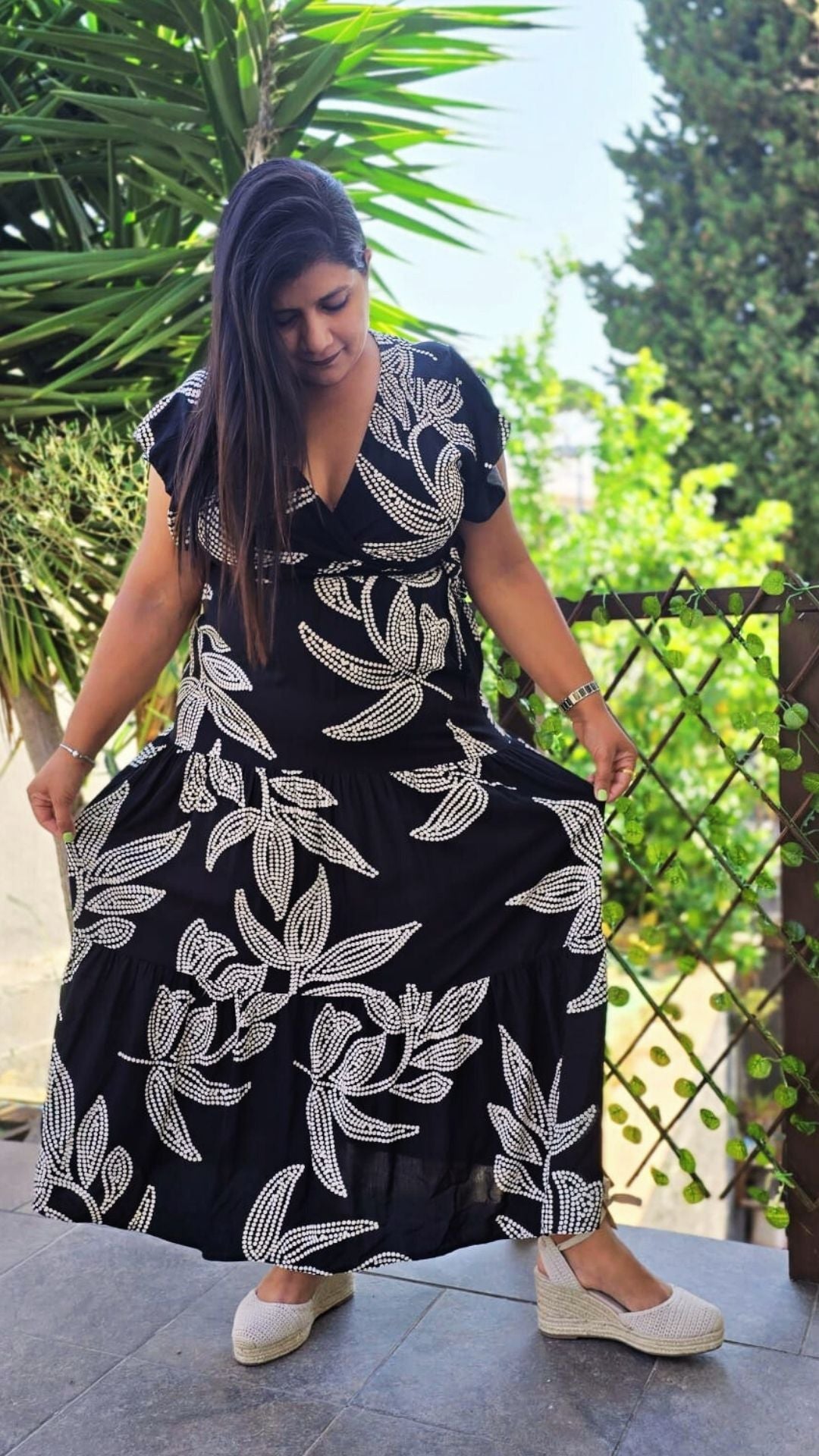 Vestido Negro viscosa