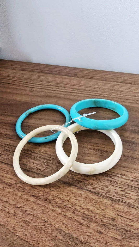 Pulseras de resina Turquesa