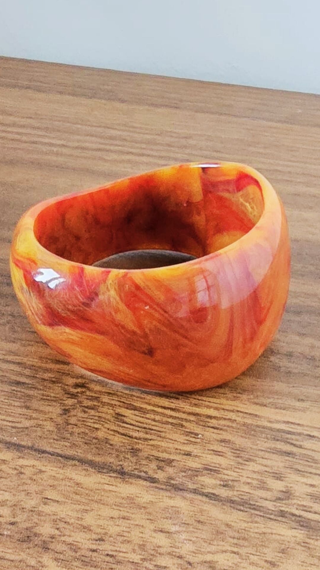 Pulseras de resina tejas