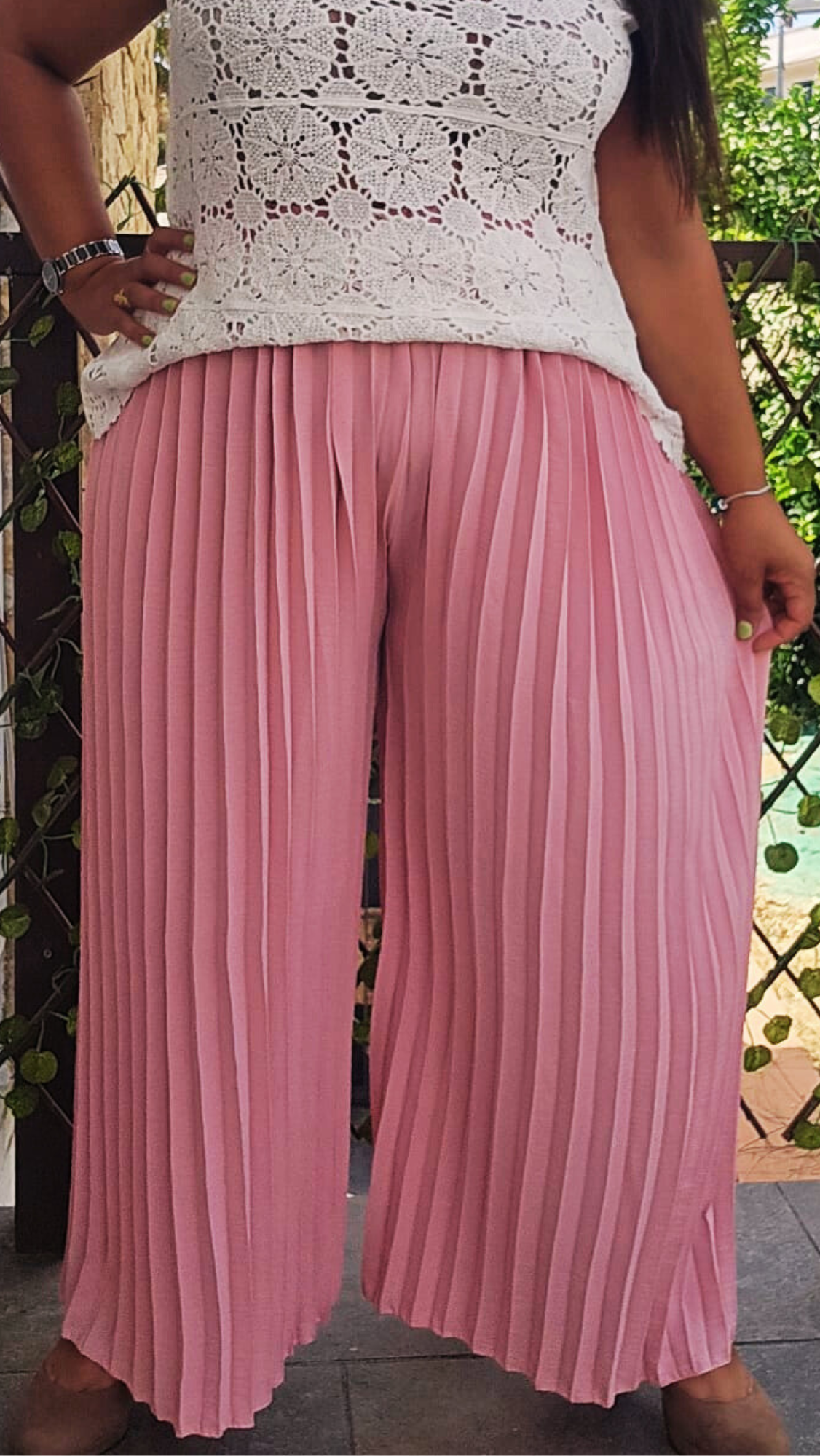 Pantalón Plisado