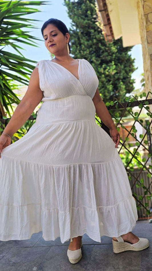 Vestido Largo de escote