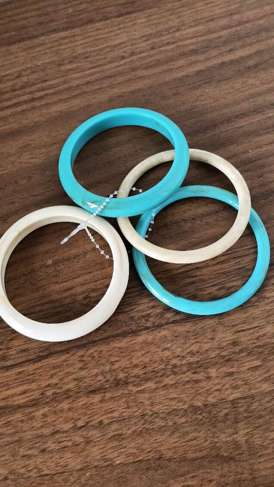Pulseras de resina Turquesa